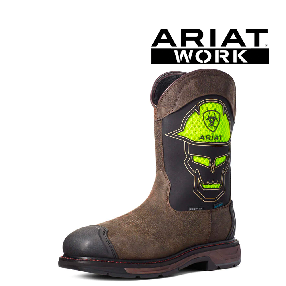 Ariat Men s WorkHog XT VentTEK Bold Waterproof Carbon Toe Work Boots