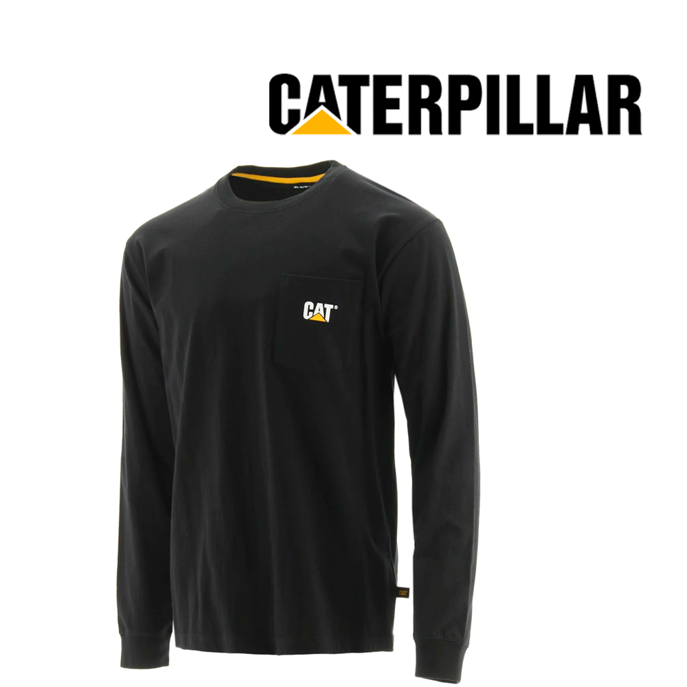 CATERPILLAR Men's Trademark Pocket Sleeve T-Shirt
