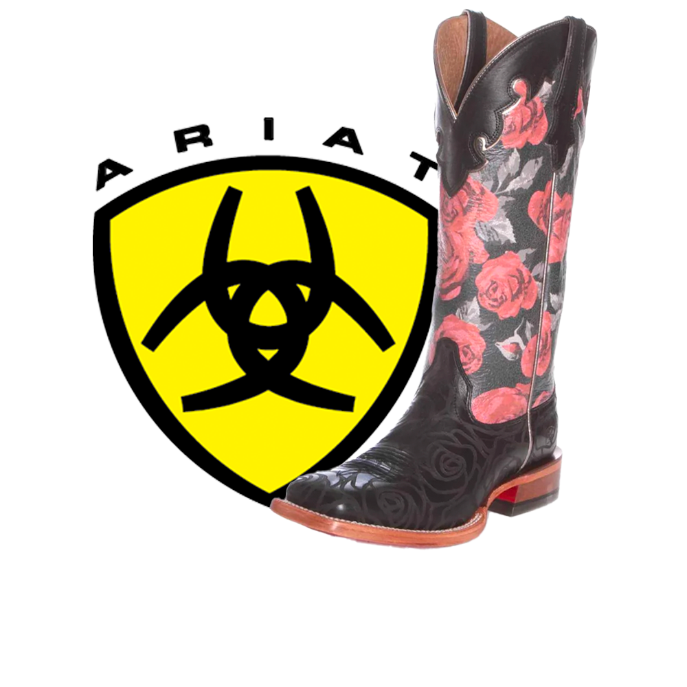 Ariat Womens Ariat Fonda Western Boot Rose Ariat Women's Black