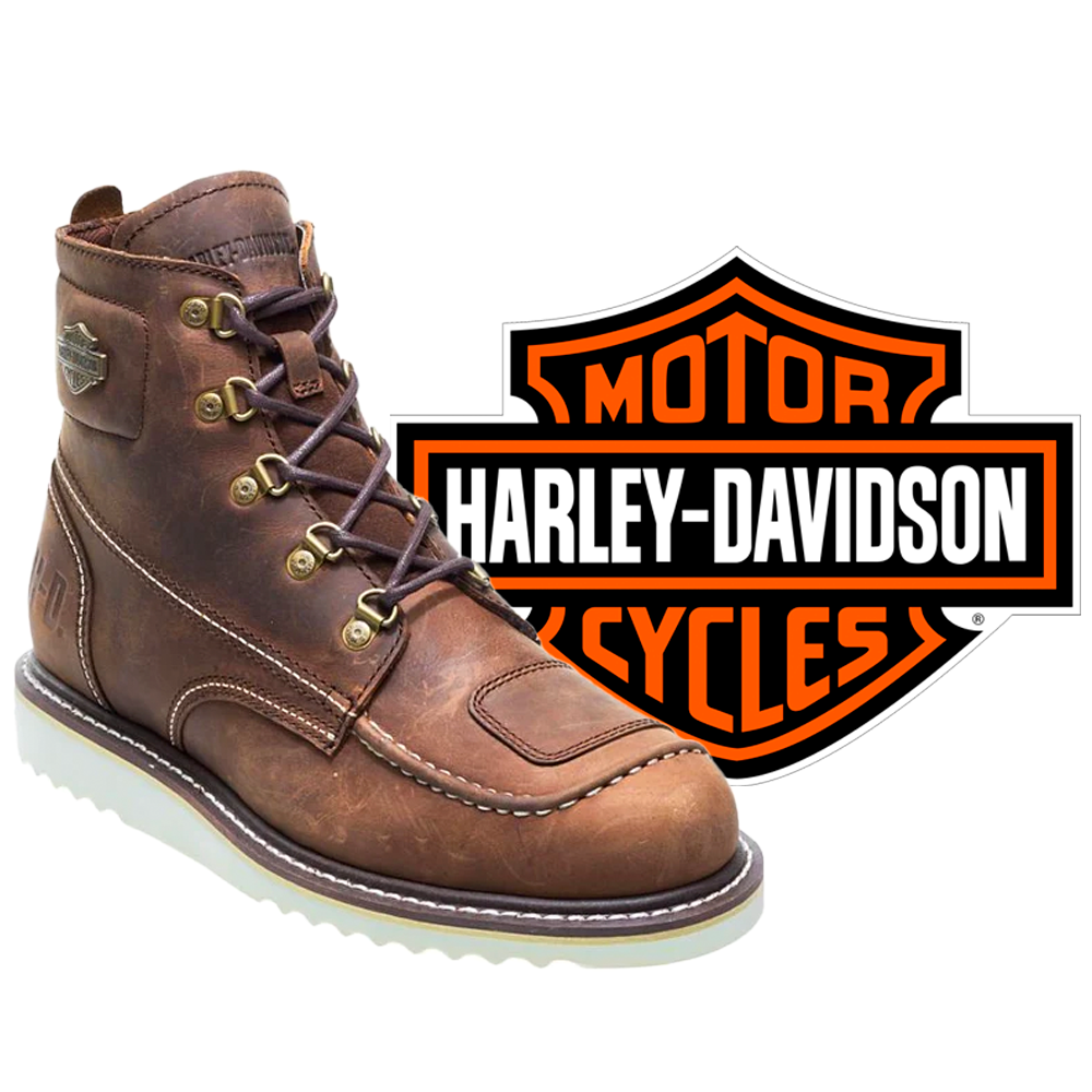 HARLEY DAVIDSON Men's Hagerman Boots Full Grain Leather Upper