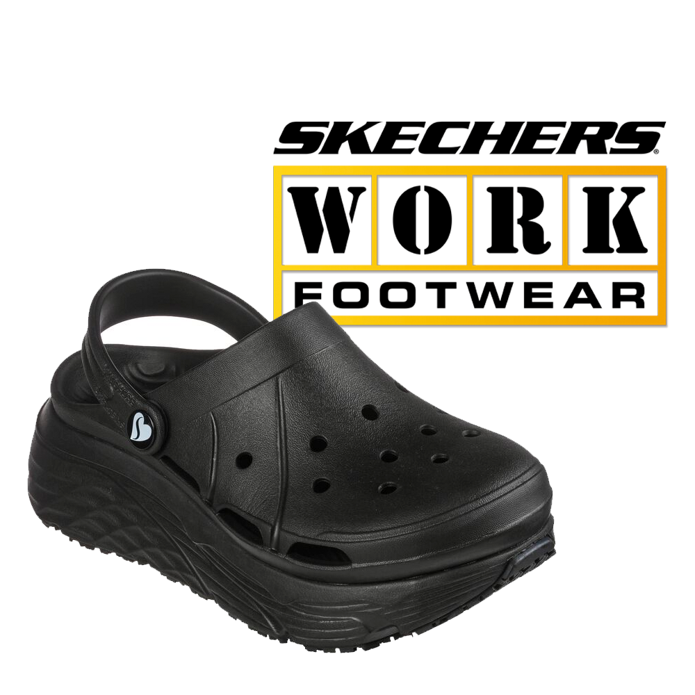 filosofie voetstuk Luidspreker SKECHERS Women's Work Max Cushioning 2 Inch Height Slip Resistant Clog filosofie voetstuk Luidspreker SKECHERS Women's Work Max Cushioning 2 Inch Height Slip Resistant Clog