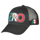 EL GENERAL Men's Mexico Flag Color Embroidery Cap