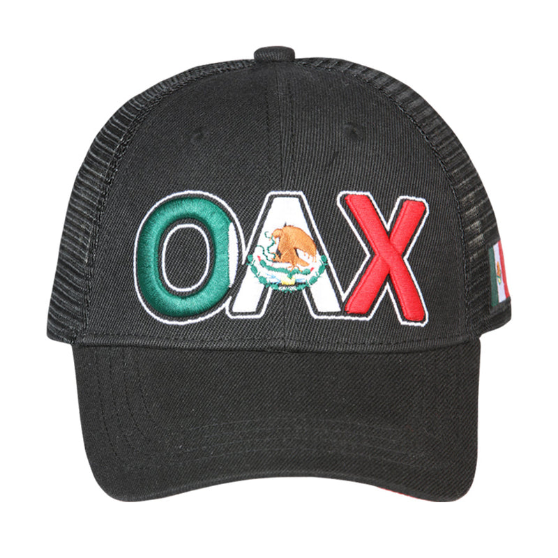 EL GENERAL Men's Mexico Flag Color Embroidery Cap