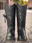 CUADRA Men's Exotic Lizard Leather Boot Western CU791