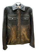 CUADRA CHAQUETA DE HOMBRE CON COSTURA DE CORDERO A MANO JC230