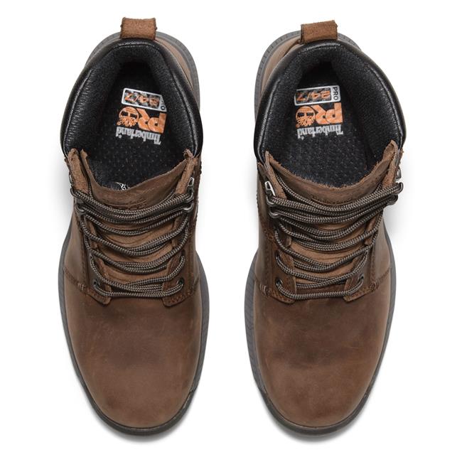TIMBERLAND PRO Men's 6" Montauk Soft Toe Work Boots TB0A66DQEM4