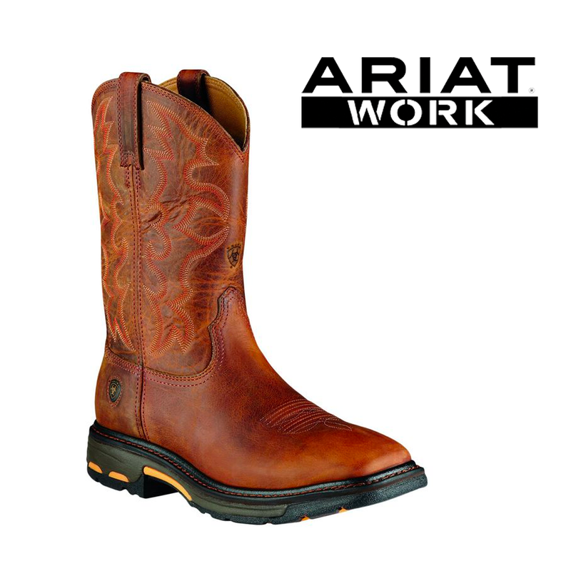 ARIAT Men's Workhog Wide Square Toe Steel Toe 10007044