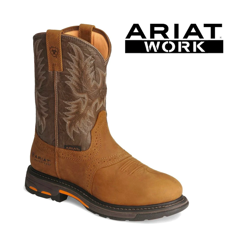 ARIAT Men's WorkHog Waterproof Work Boot 10008633