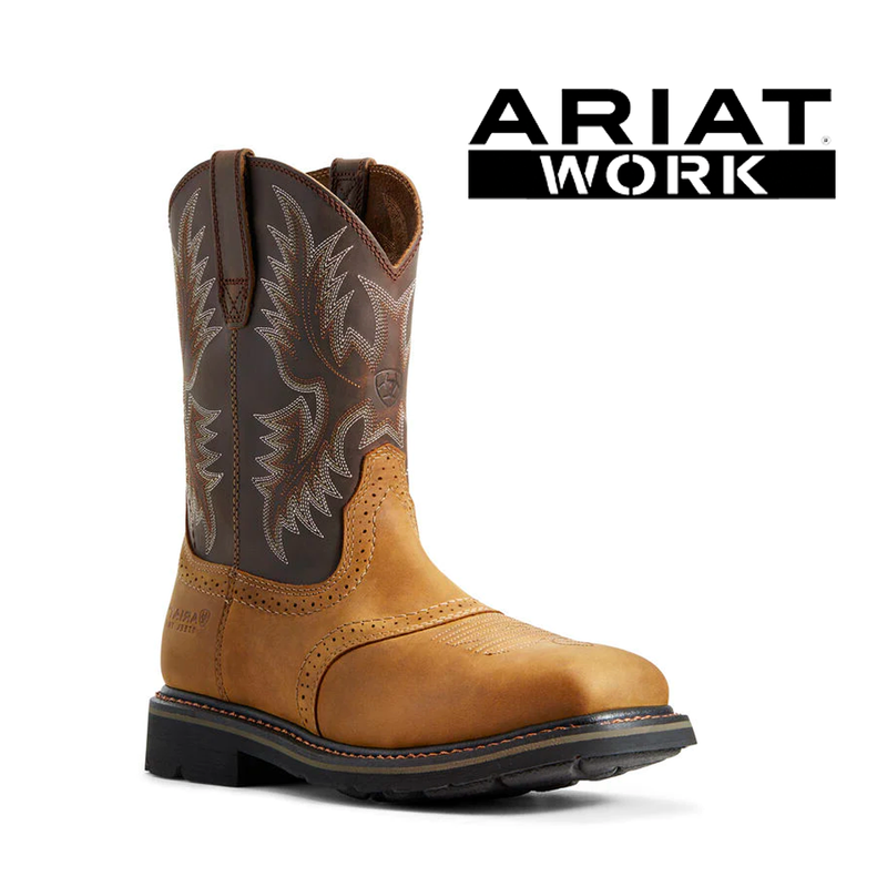 ARIAT Men's Sierra Wide Square Toe Steel Toe 10010134