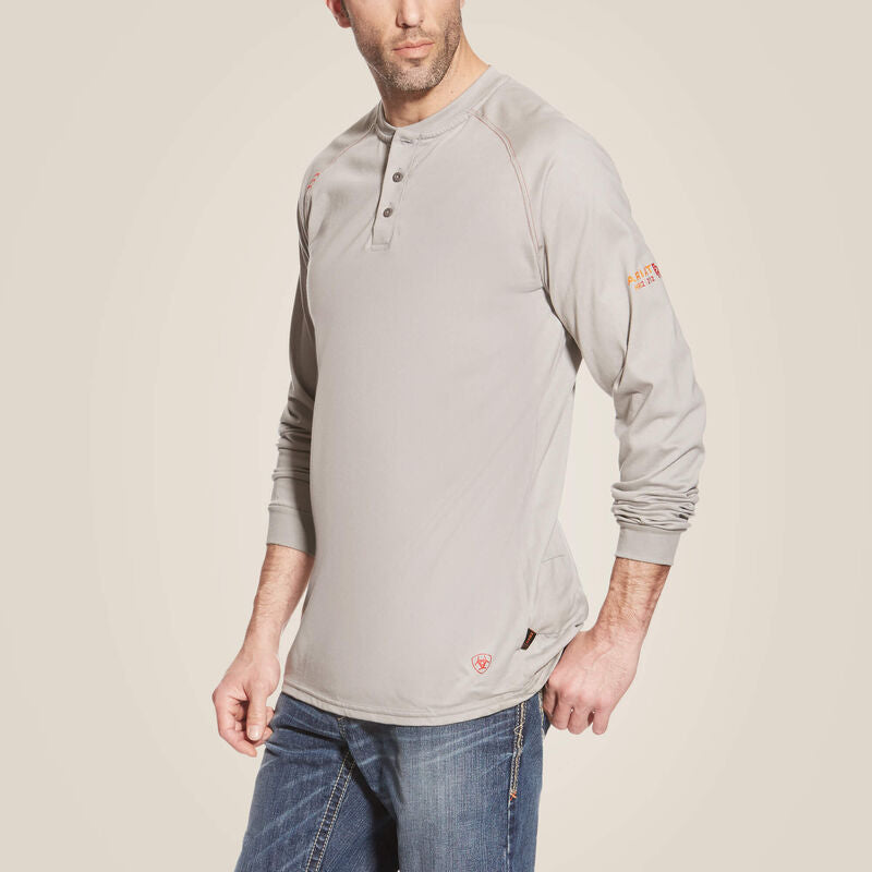 ARIAT Men's FR Henley LS 10013519