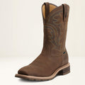 ARIAT Men's Hybrid Rancher Waterproof Western Boot, Brown