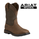 ARIAT Men’s Groundbreaker Steel Toe Waterproof Work Boot, Brown