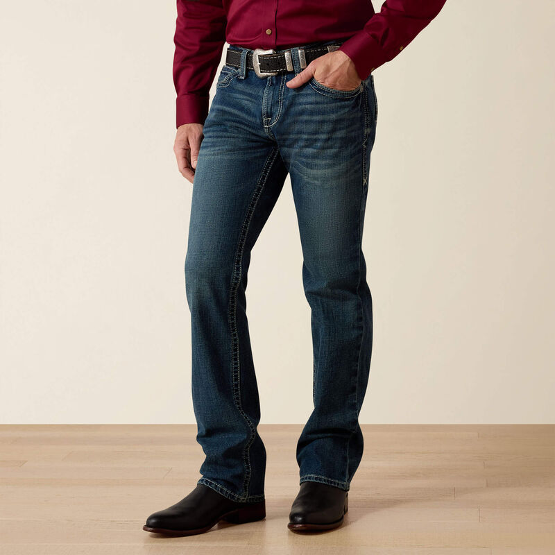 ARIAT Men's M7 Rocker Stretch Coltrane Stackable Straight Leg Jean 10027748