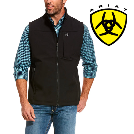 Chaleco Softsheel ARIAT Logo 2.0 para hombre 10028321