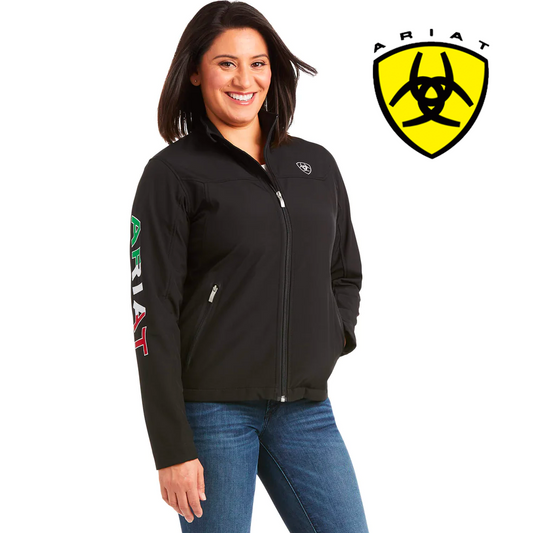 Chaqueta Softshell Clásica del Equipo México ARIAT para Mujer 10031428