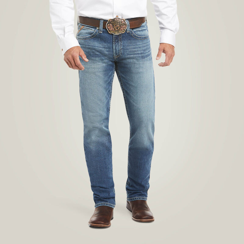 ARIAT Men's M4 Low Rise Stretch Shoreway Stackable Straight Leg Jean 10032086