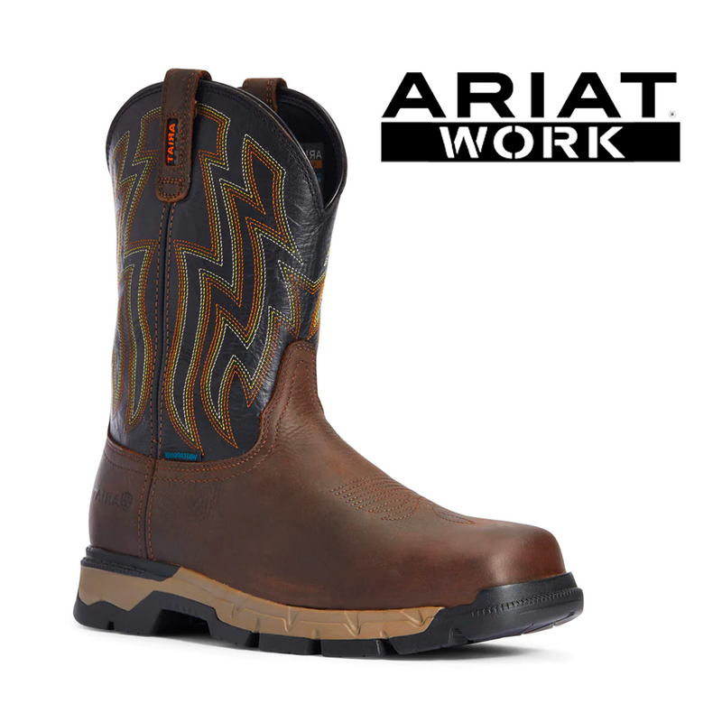 ARIAT Men's Rebar Flex Western Waterproof 10034158