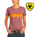 ARIAT Women's Mustang SS Tee Burgundy 10035794