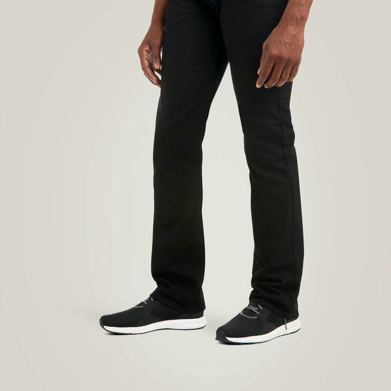 ARIAT Men's M7 Legacy Slim Fit Straight Jeans, Black