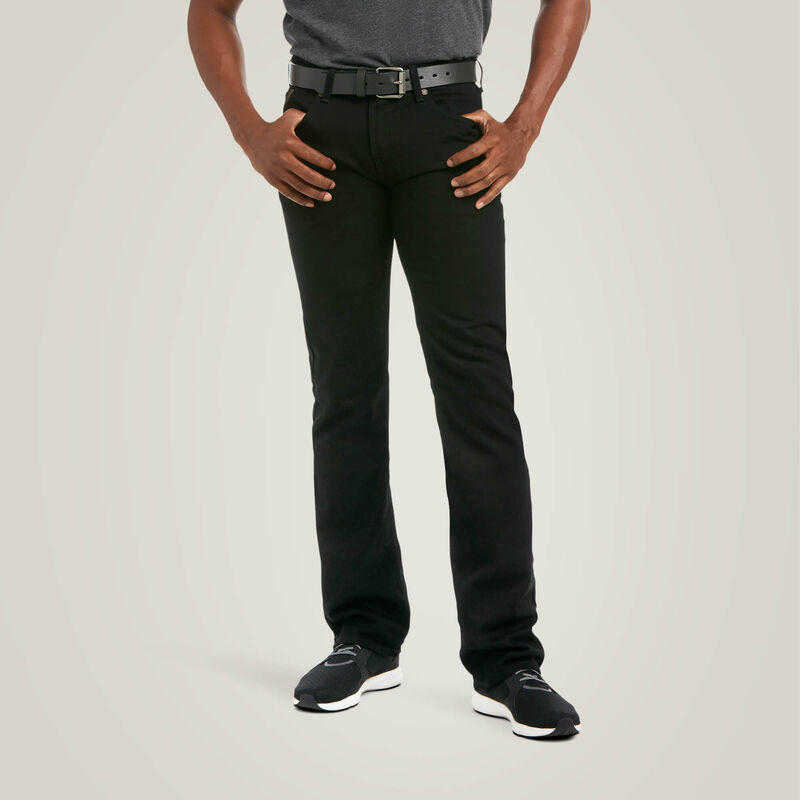 ARIAT Men's M7 Legacy Slim Fit Straight Jeans, Black
