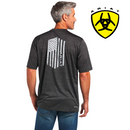 ARIAT Men's Charger Vertical Flag SS Tee 10039553