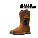 Bota de trabajo ARIAT Rebar Flex West Venttek con punta cuadrada para hombre 10040436 