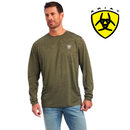 ARIAT Men's Charger Logo LS T-Shirt 10040993