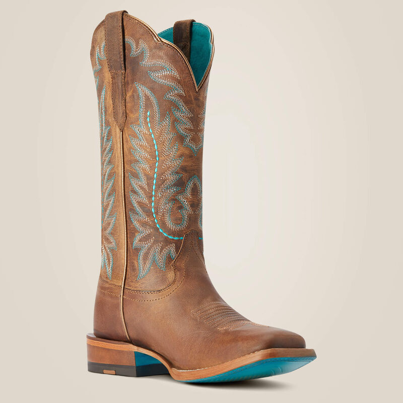 ARIAT Women's Frontier Tilly Wide Square Toe Western Boot 10042423