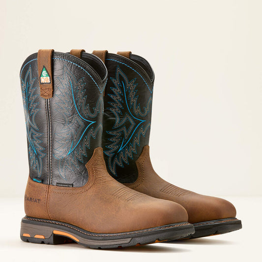 ARIAT Men's WorkHog CSA Waterproof Composite & Wide Square Toe Work Boot