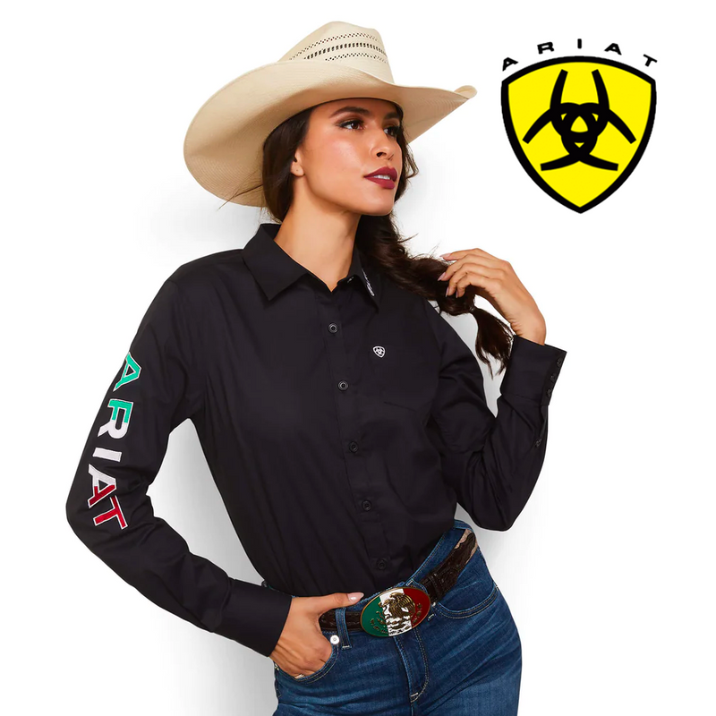 ARIAT Women's Team Kirby Mexico Stretch Shirt 10043552