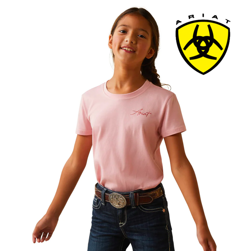 ARIAT Girl's Real Cool Cow SS T-shirt 10043631