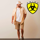 Camisa clásica de manga corta ARIAT Pro Koa para hombre 10043641 