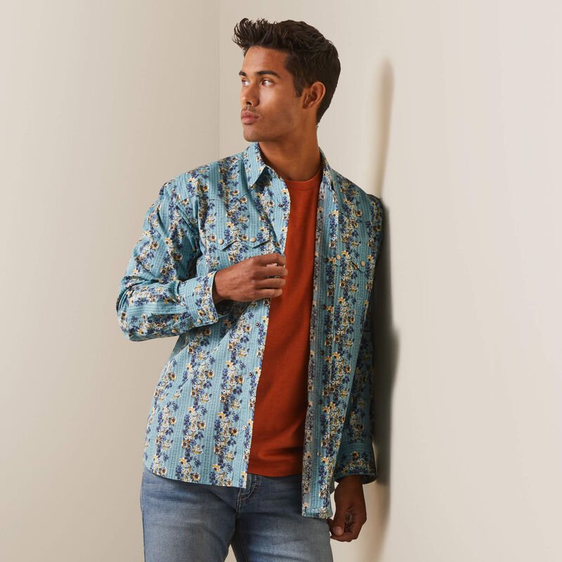 ARIAT Men's Hains Retro Snap LS Shirt 10043651