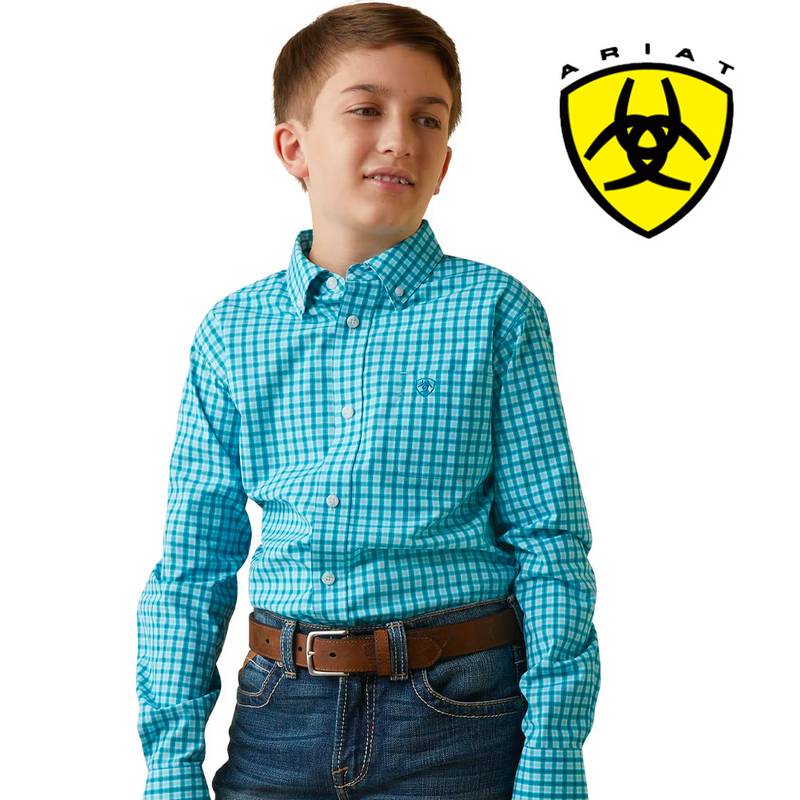 ARIAT Boy's Pro Kalvin Classic LS Shirt 10043719