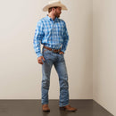 Camisa clásica de manga larga Hogan del equipo profesional ARIAT para hombre 10043872 