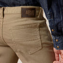 ARIAT Men’s M7 Grizzly Straight Jeans, Dark Khaki