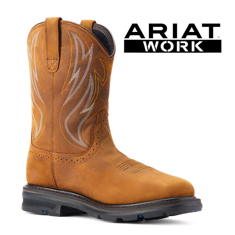 ARIAT Men's Sierra Shock Shield Waterproof Steel Toe Work Boot 10044544