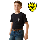 Camiseta Ariat con calavera de novillo para niño (10044753) 