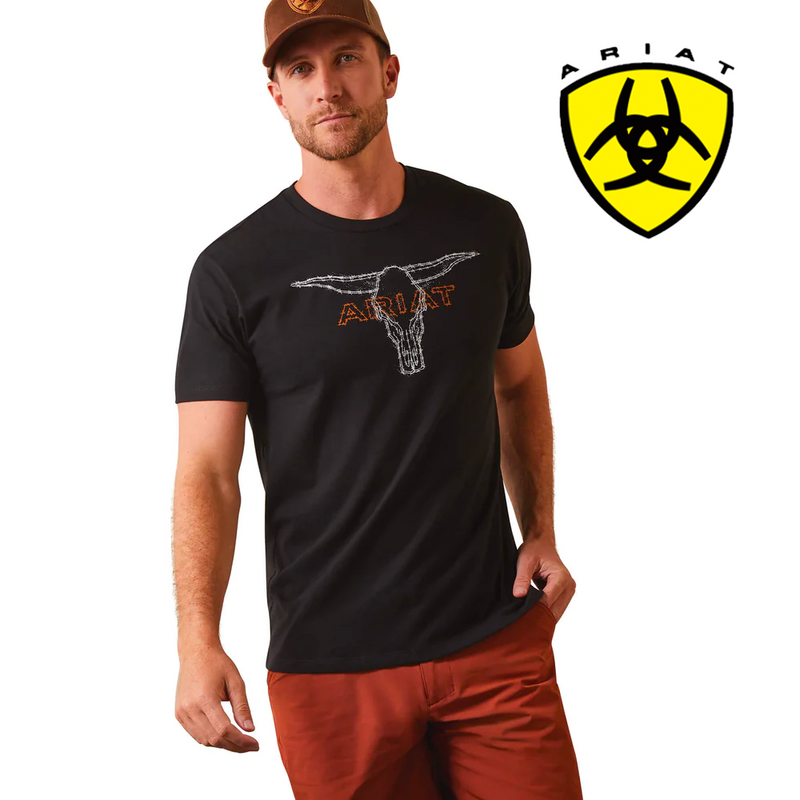 ARIAT Men's Ariat Barbed Wire Steer T-Shirt 10044777