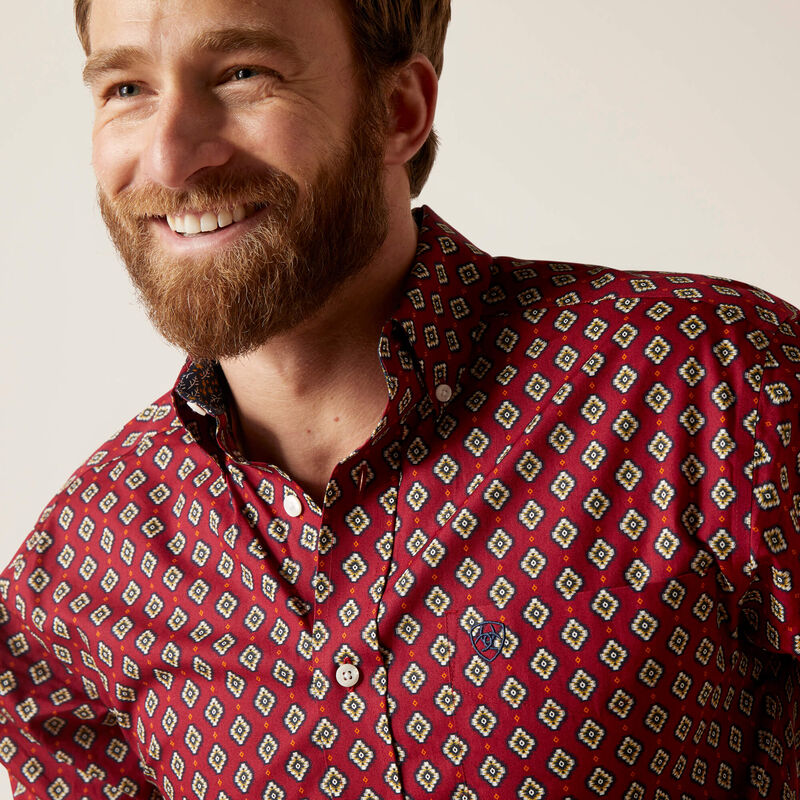 ARIAT Men's Wrinkle Free Kyler Fitted Shirt 10046207