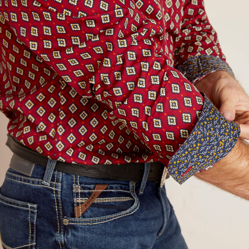 ARIAT Men's Wrinkle Free Kyler Fitted Shirt 10046207