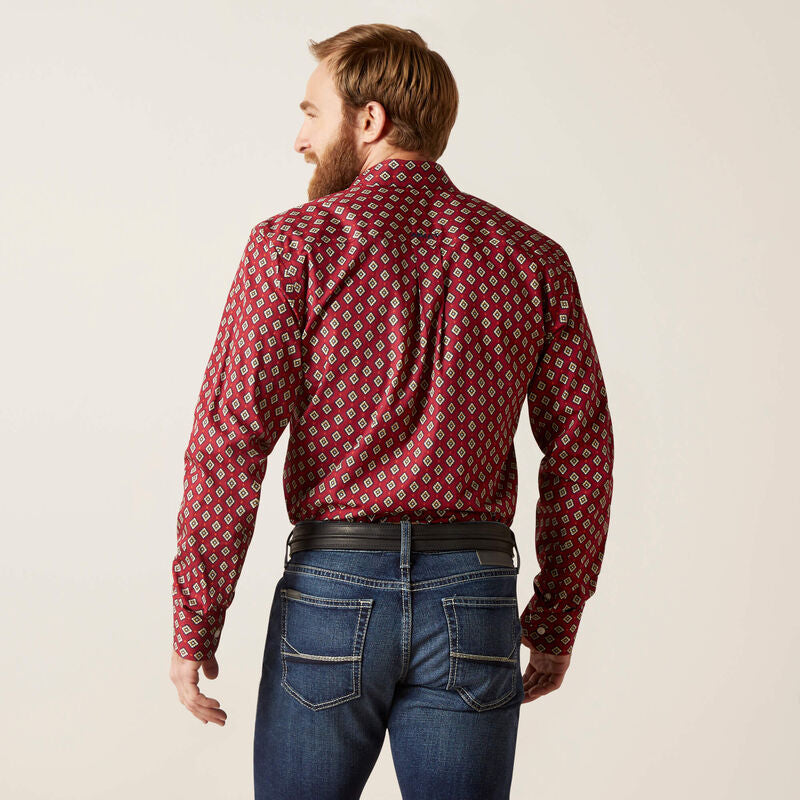 ARIAT Men's Wrinkle Free Kyler Fitted Shirt 10046207