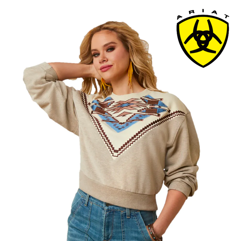 Sudadera ARIAT Chimayo bordada para mujer 10046283