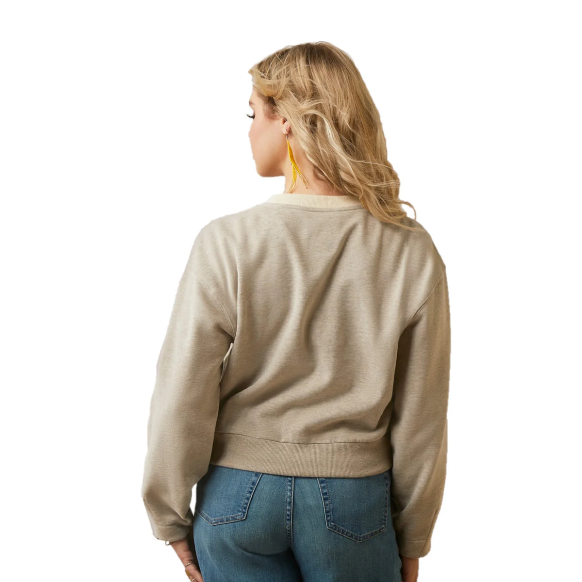 ARIAT Women's Chimayo Pullover Sweater - Oversized Dolman Sleeves, Soft & Comfy, Cold Weather Top - View #6