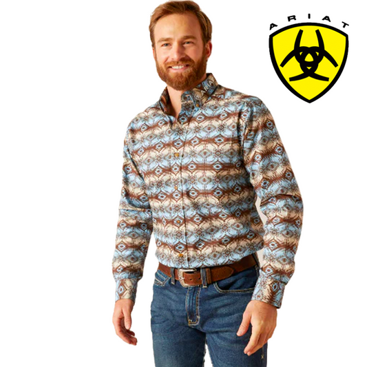 Camisa ajustada ARIAT Team Wright para hombre 10046288 