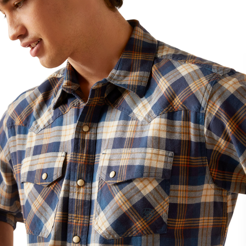 ARIAT Men's Men's Honeycomb Retro Hutton Snap Shirt 10046291