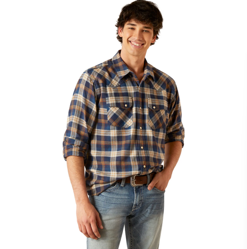 ARIAT Men's Men's Honeycomb Retro Hutton Snap Shirt 10046291