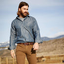 ARIAT Men's Team Logo Chambrey Classic Fit Shirt 10046310