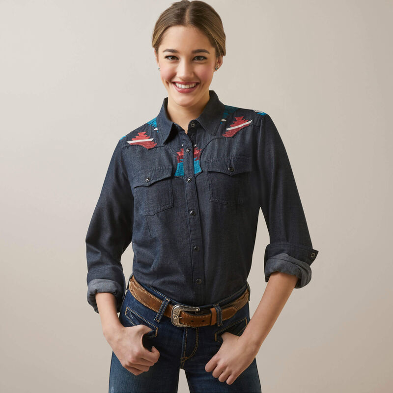 ARIAT Women's Dutton Snap LS Shirt 10046312