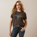 ARIAT Women's Patina Steer Tee 10046318